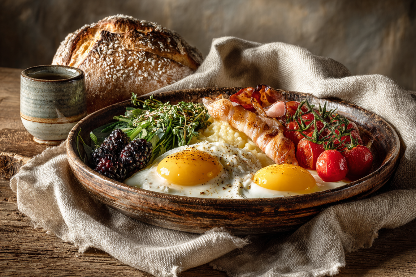 Група активних людей старшого віку на пікніку з здоровою їжею